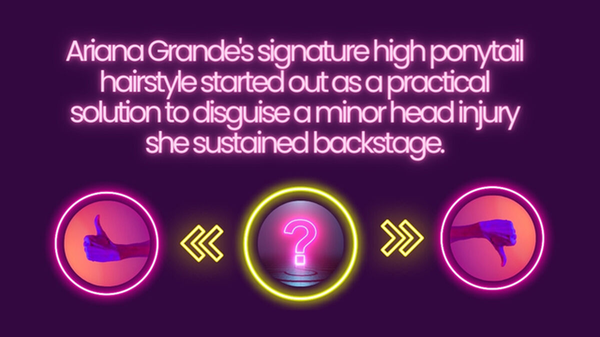 Pop Music Trivia Fact or Fake image number null